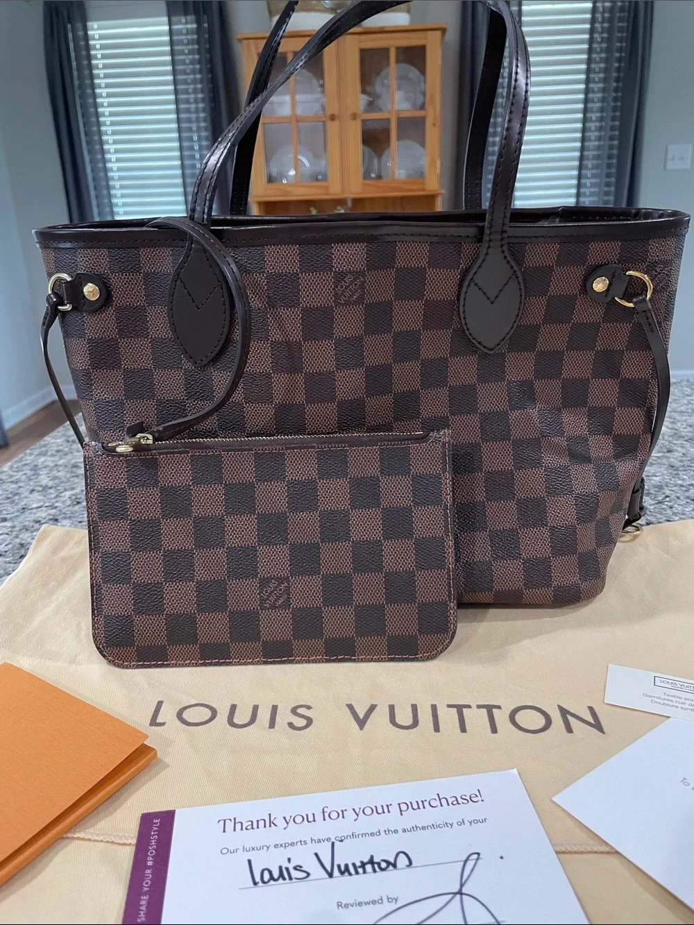Louis Vuitton Neverfull PM Damier Ebene